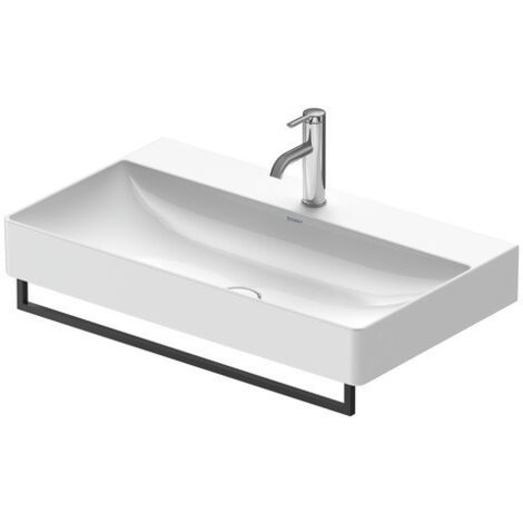 Sèche-serviettes DU Long: 746mm. noir mat