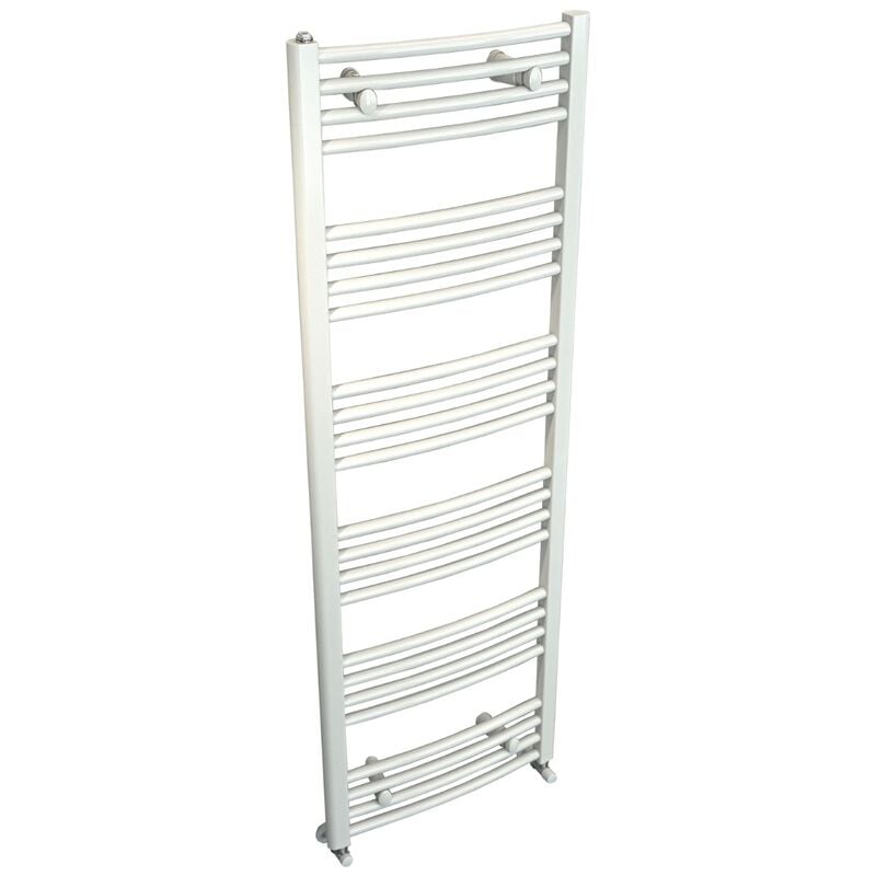 Thermador - Sèche-serviettes eau chaude nf Mahana galbé - 750 x 1775 mm - 1027 w