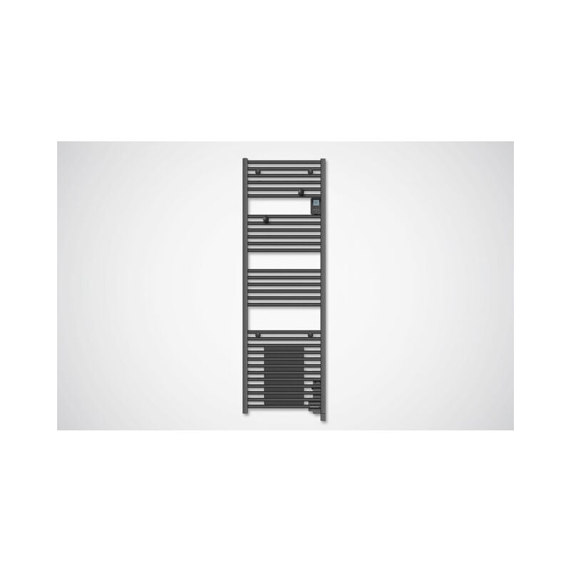 Radiateur sèche-serviettes connecté Doris avec soufflerie 1500W Anthracite - 851231 - Atlantic