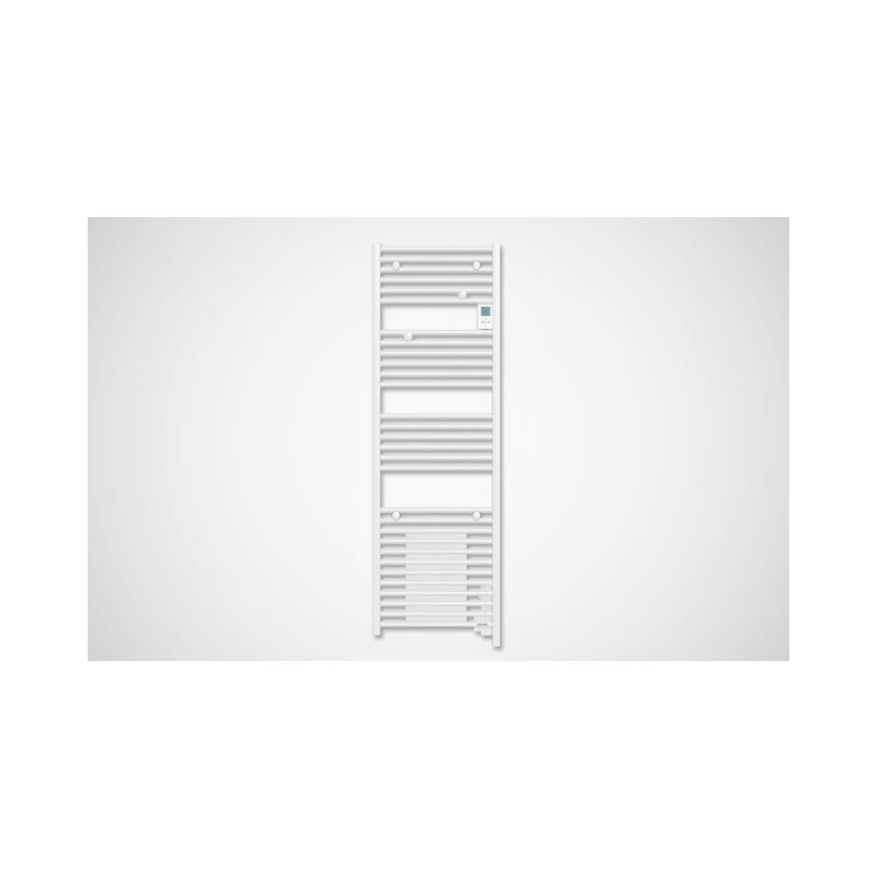 Radiateur sèche-serviettes connecté Doris avec soufflerie 1500W Blanc carat - 851229 - Atlantic
