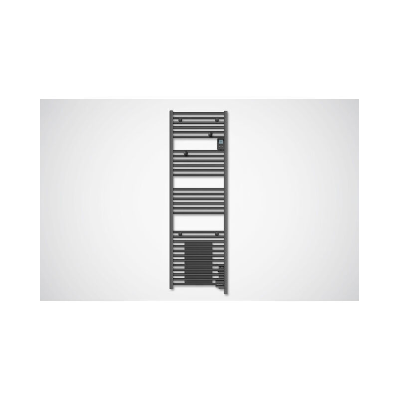 Radiateur sèche-serviettes connecté Doris avec soufflerie 2000W Anthracite - 851227 - Atlantic