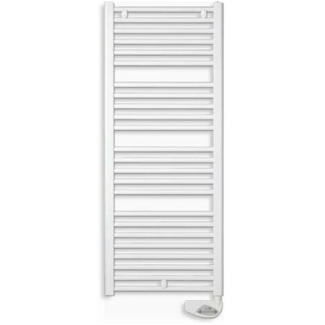 Sèche-serviettes électrique acier TAHITI Blanc 750W - 1220 x 500 mm - Finimetal