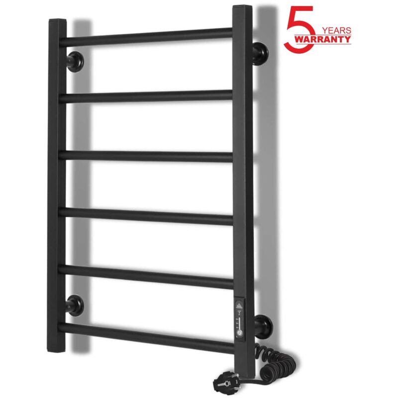 Sèche-serviettes électrique ALFA 400x600 avec minuterie ECO, 95W, Noir