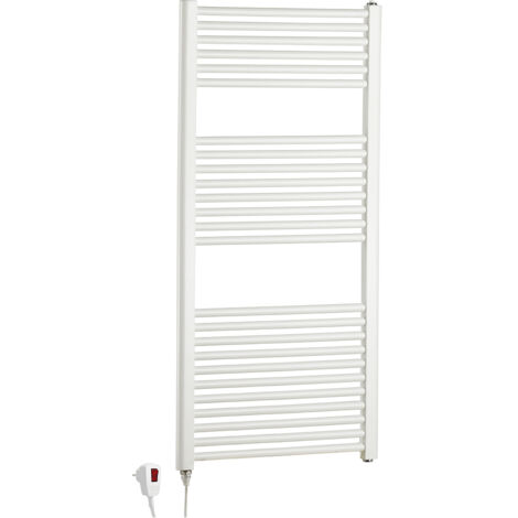 Sèche-serviettes électrique avec élément chauffant thermolimité h. 1200