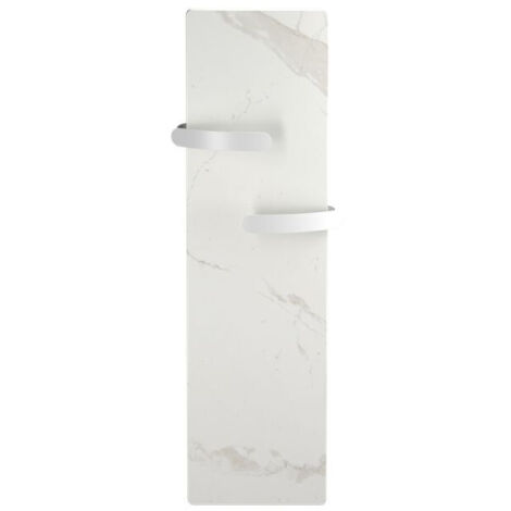 Sèche-serviettes électrique KERAMOS HUG Nativ 1000W Marbre blanc - INTUIS SIGNATURE K164713