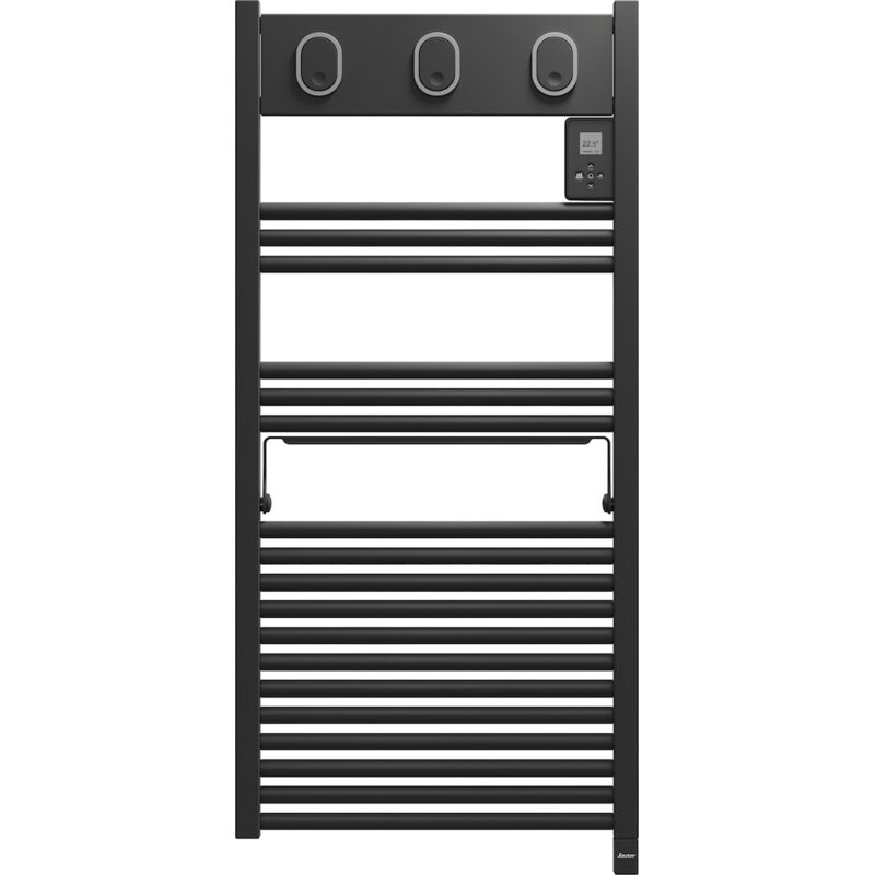 SAUTER Sèche-serviettes électrique – MARAPI TACTILE ANTHRACITE - 500 W – Inertie fluide – Thermostat électronique – Format compact