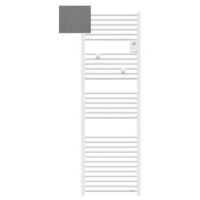 Sèche-serviettes électrique Riva 4 - 1000W - Sans soufflerie - Gris menhir