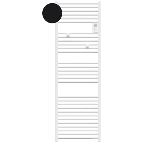 Sèche-serviettes électrique Riva 4 - 750W - Sans soufflerie - Noir carbone