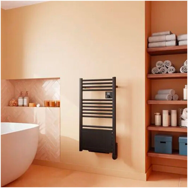 Sèche-serviettes électrique soufflant 500W+1000W Ezybain nativ noir - INTUIS M245425