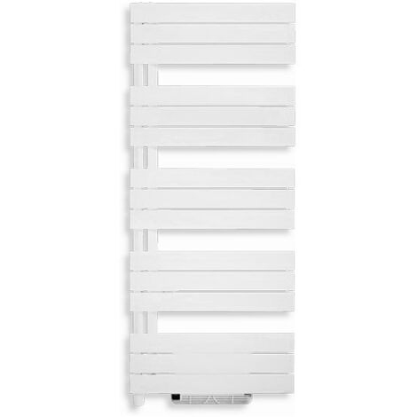 Sèche-serviettes mixte ARBORESCENCE 750W gauche avec soufflant Speed'Air - 1430 x 600 mm - Finimetal
