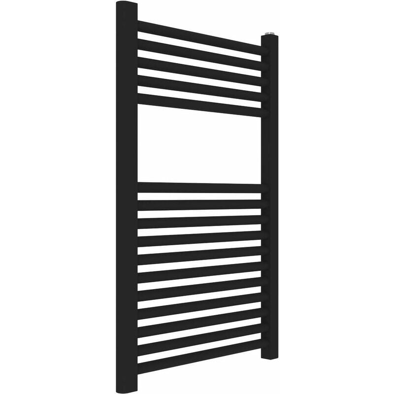 Ercos - Sèche-serviettes hydraulique noir mat 77 x 50 cm Opera ASOPEM490005000770 H770 L500 z 450