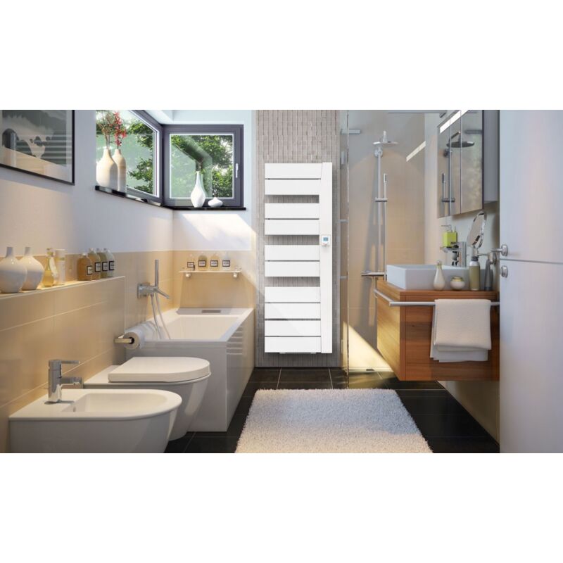 Noirot - seche serviettes corsica 2 smart Couleur: Rouge - Puissance: 500 w - Dimensions: 1150 x 506 x 108 mm