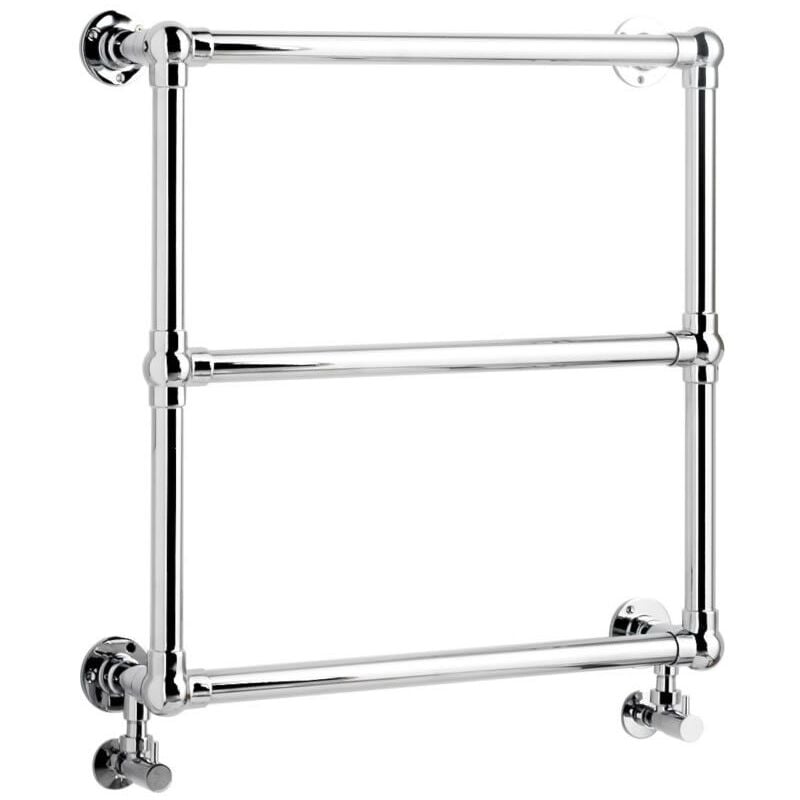 Hudson Reed - Sèche-Serviettes Rétro Chromé Comtesse 68cm x 67.3cm x 13.7cm 185 Watts