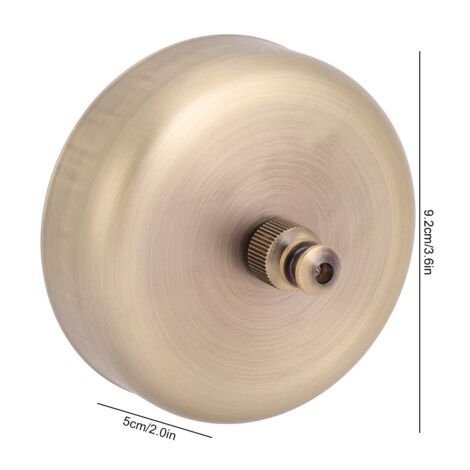 Sèche-Vêtements Murale à enrouleur en Acier Inoxydable 304 Bronze avec corde nylon (9.2cm x 5cm) – 260g, installable balcon/salle de bain
