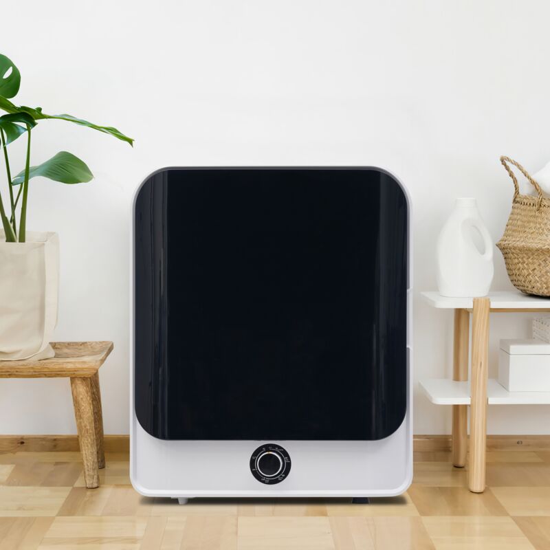 Sécheur de gaz d'échappement en acier inoxydable jusqu'à 4,5 kg,830W, Filtration multiple,5 Programmes,Protection contre la surchauffe,Classe c