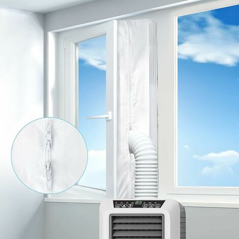 Sécheur de pare-brise de climatiseur universel de 4 m, joint de porte de climatiseur portatif pour l'intérieur, la maison
