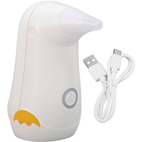 Sécheur d'Oreille ABS Blanc Portable Multifonction avec Thermostat - Kit de Séchage et Nettoyage Auriculaire Inclus Câble USB