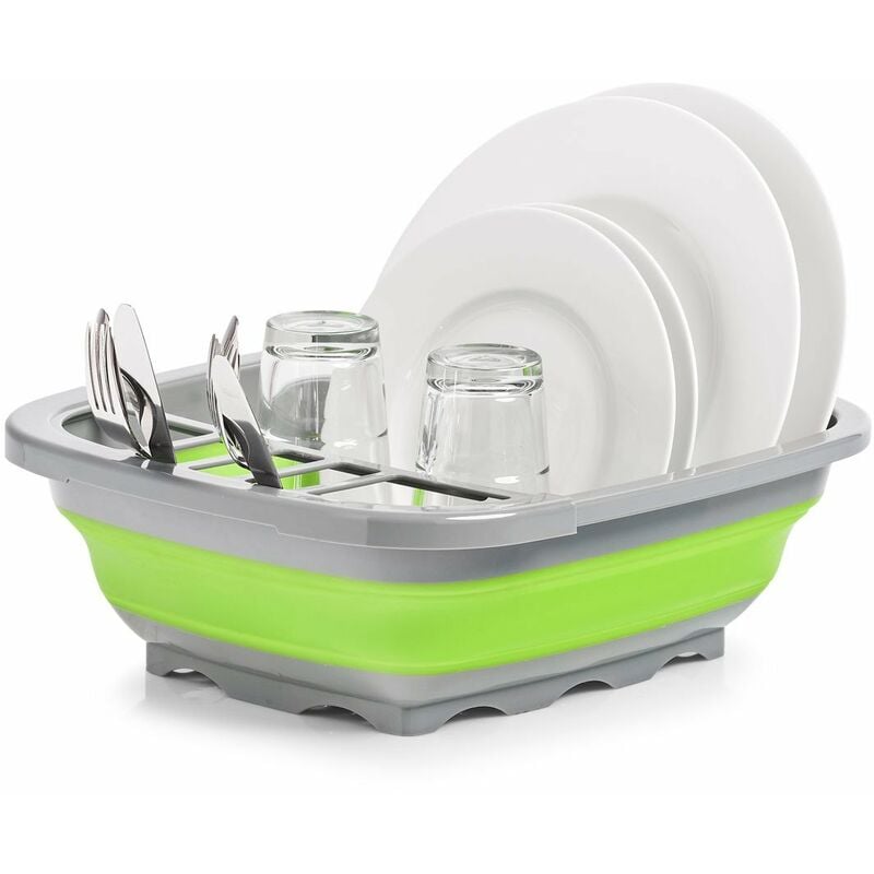 Sécheuse pliante, vert, 38 x 32 x 12 cm, ZELLER