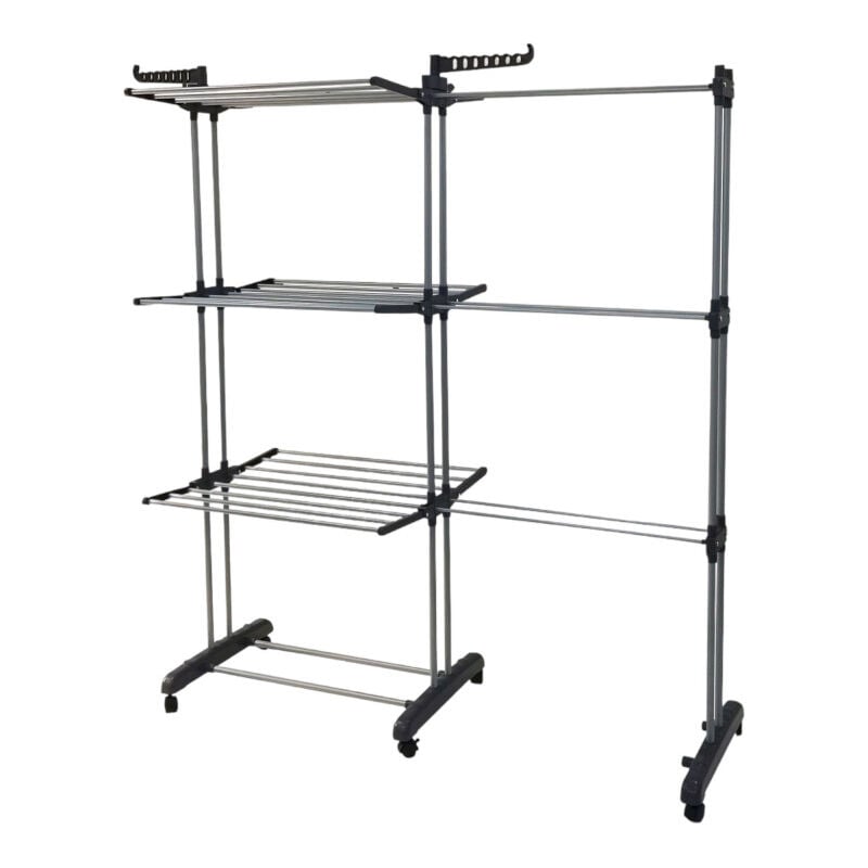 Séchoir à Linge Étendoir Pliable et Extensible avec Grande Capacité de Séchage