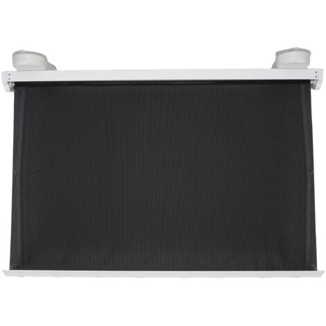 Séchoir à linge mural dissimulé à ventouses, séchoir rétractable pour serviettes, chaussettes, sous-vêtements, chapeaux, chaussures et plus encore, 60 cm, blanc