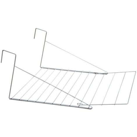 Séchoir à linge balcon 6m – Dimensions 80x57cm ouvert – Acier blanc – Fixation facile – Compact pour petits espaces – Faverge - sec0303