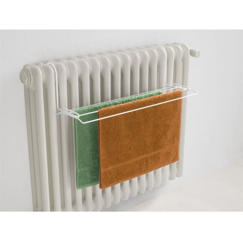 Séchoir à radiateur Metaltex Iseo 58x17 cm 2 m Corde à linge Blanc