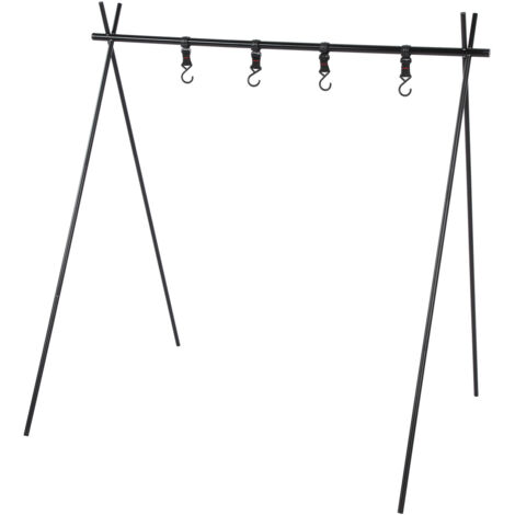 Séchoir à Vaisselle Pliable pour Camping, Support de Rangement Léger pour Ustensiles de Cuisine en Extérieur