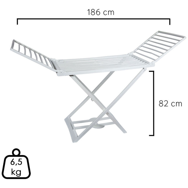 Tendoir Oryx pliable résine à ailes