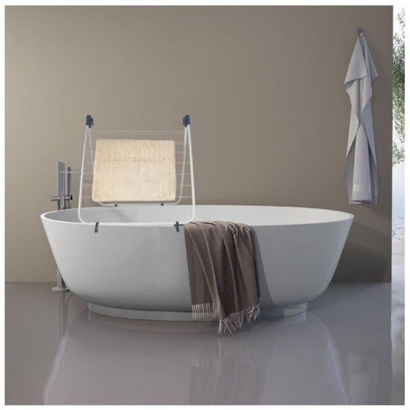 Etendoir pour baignoire 10M Acier Blanc MSV