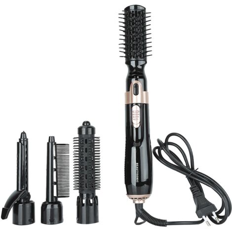 Séchoir Brosse Chauffante 4 en 1 : Lisseur, Boucleur et Coffret de Styling Multifonction