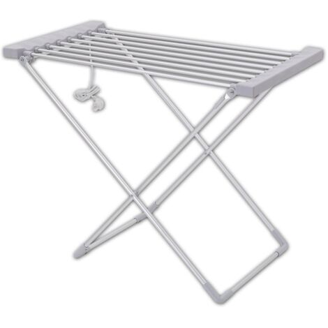 Sèche-linge électrique 120W – 8 tubes chauffants – Température 45-55°C – Capacité 10 kg – Construction en acier robuste – Herzberg