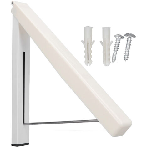 Séchoir mural extensible et pliable, support de séchage multifonction pour intérieur