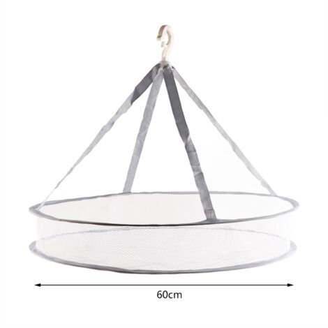 Séchoir pliable suspendu pour vêtements et linge, panier à tricots et filet de séchage