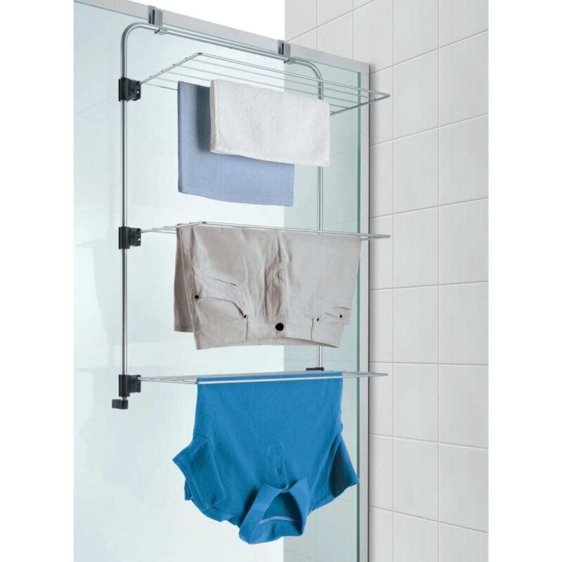Metaltex - Support de séchage suspendu Gale 11 m argenté