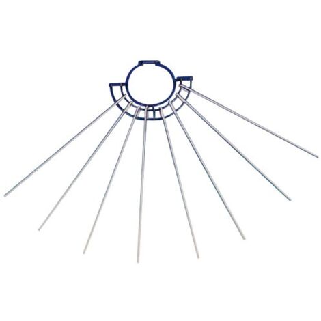 Séchoir à suspendre 8 branches – Capacité d'étendage 4,80 m – Compatible tuyaux 50-150 mm – Tiges en acier plastifié – Faverge - SEC0302
