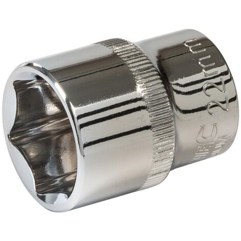 Sechskant-Steckschlüsseleinsatz, metrisch, 1/2-Zoll-Antrieb 22 mm