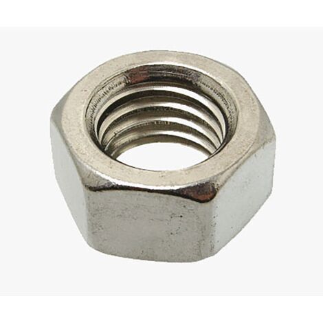 Sechskantmutter Edelstahl A2 DIN 934  Ø 5 mm (Packung mit 25 Stück)