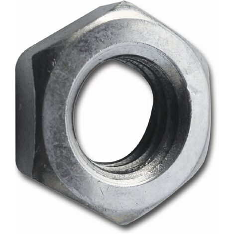 Sechskantmuttern (Flachmutter) ø M16 flache Muttern DIN936-17H Stahl blank