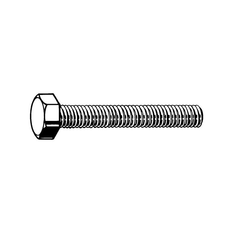 10 Stk Sechskantschraube DIN 933 10.9 M8 x 35 verzinkt