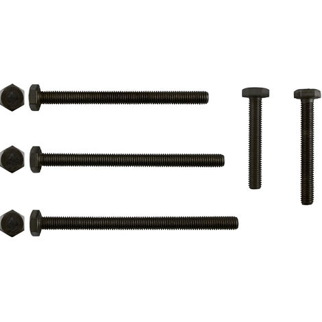 10 Stk Sechskantschraube DIN 933 10.9 M12 x 130 verzinkt