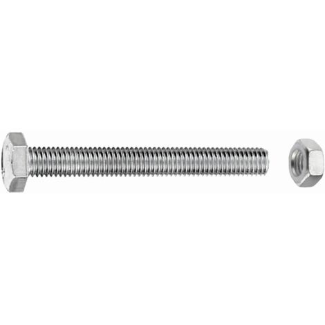 Sechskantschrauben M6 x 70 mm, 50 Stück Maschinenschrauben