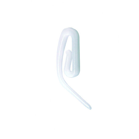 Secodir – Agrafe escargot en polycarbonate pour rideaux x20 – Largeur 10mm – Hauteur 30mm – Fixation optimale tous les 10cm
