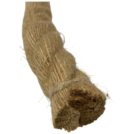 Secodir – Corde en jute naturel ø 30 mm – Vendu au mètre – 100% biodégradable – Pour rampes d'escalier et balustrades