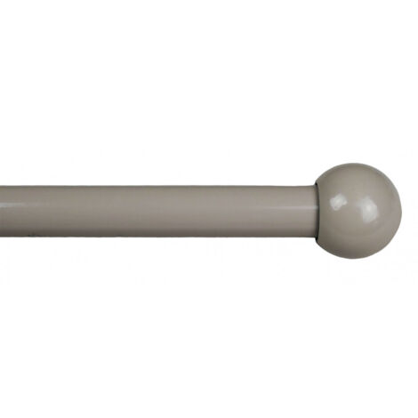 Secodir – Tringle à rideau extensible 110-210 cm – Acier Ø 16/19 mm – Embouts esthétiques – Supports réglables pour installation facile