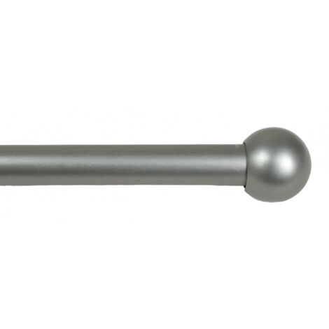 Secodir – Kit tringle extensible 165-310 cm – Acier nickelé – Ø 16/19 mm – Supports réglables et visserie inclus – Pour rideaux standards