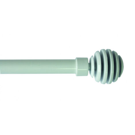Secodir – Tringle à rideau extensible 110 à 210 cm – Ø 16/19 mm – Supports réglables et embouts décoratifs inclus – Pour décoration intérieure élégante