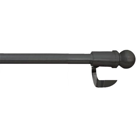 Secodir – Tringle extensible autobloquante 30 à 40 cm – Installation sans perçage – Compatible PVC, bois, aluminium – Coloris canon de fusil