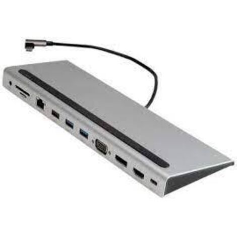 Secomp Usb 3.2 Gen 2 Typ C Multiport Docking Station, 4k Hdmi /dp, Vga, Usb, Card Reader, Pd, Lan, Audio (12.99.1117)