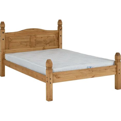 Seconique Mexican Princess Bed Solid Waxed Pine 4ft6 Double