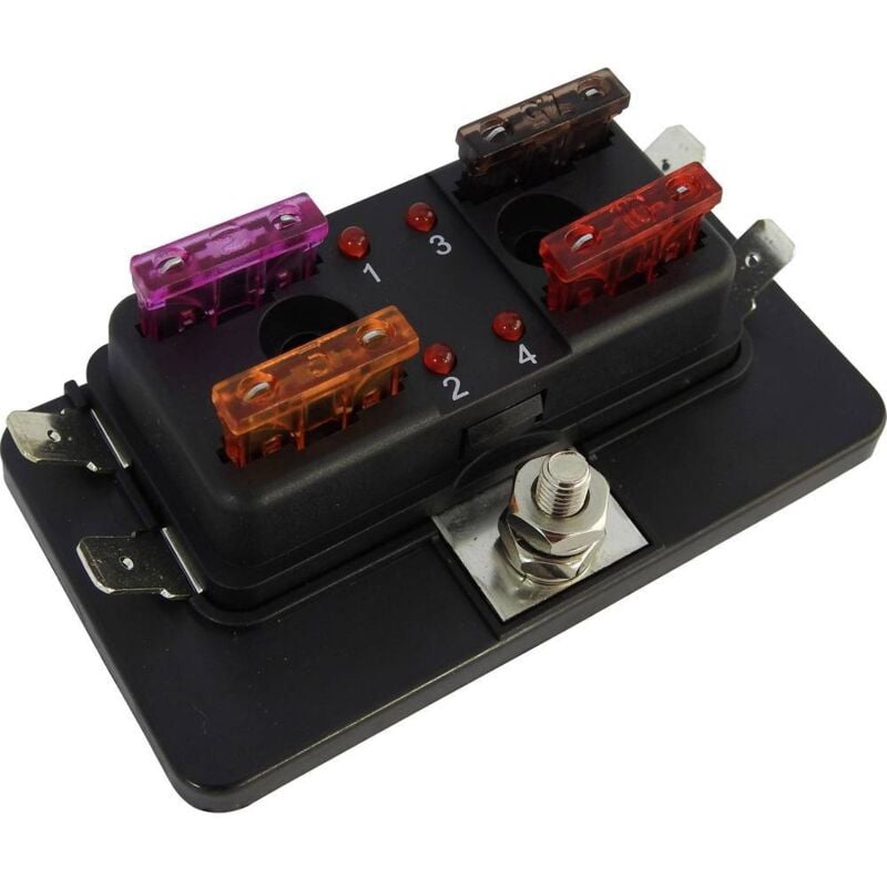 Secorüt - FHA504 led Répartiteur de circuit fusible plat standard 30 a 1 pc(s)